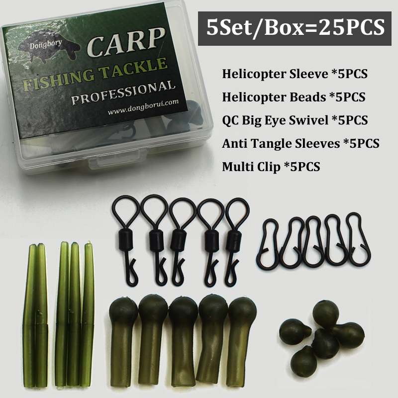 Tools Qc - 5Set = 25PCS Karpfen Angeln Hubschrauber