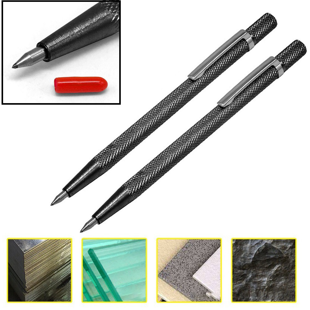 Marking Tools In Workshop - Keramikfliesen-Werkzeuge Werkstattausrüstung Schneidestift Hartmetall-Buchstabenstift Markierungs- und