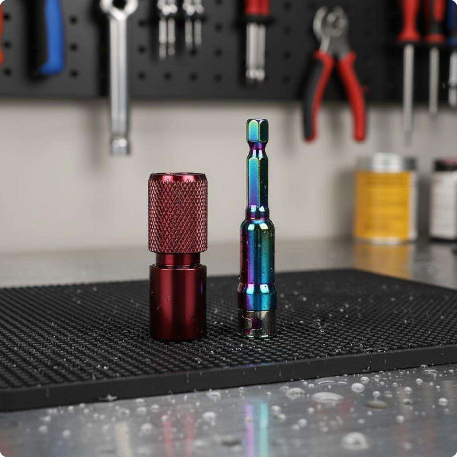 Workshop Use Tools - Professioneller Winkelschleifer-Adapter mit Schnellwechsel-Bitbefestigung, Rostschutz-Werkzeugkopf für