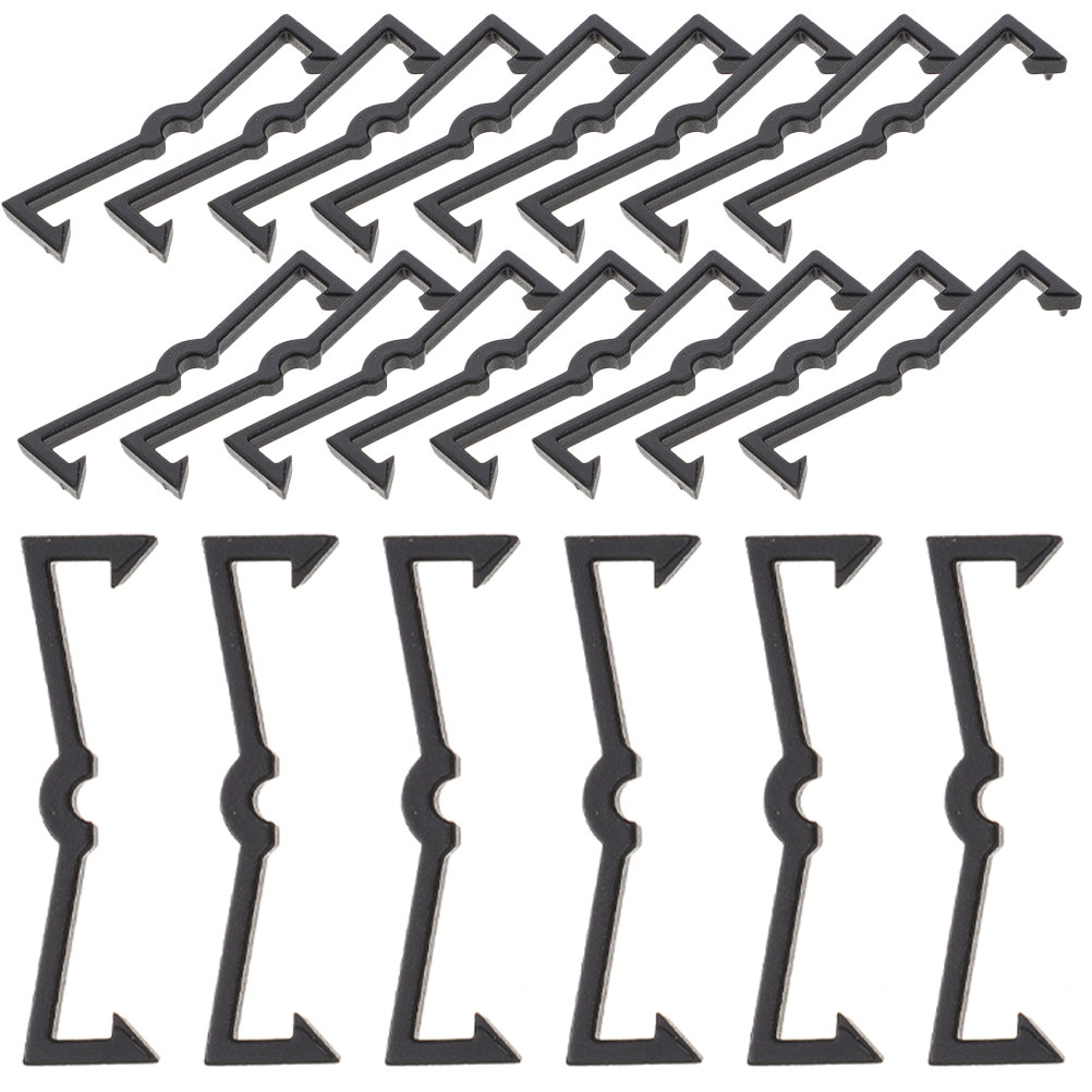 Workshop Tools Needed - 50 Stück Kunststoffhaken für Pegboard, Pegboard-Lochstopper,