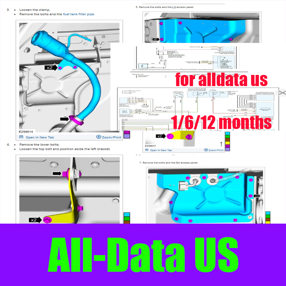 Workshop Tools Online - 2026 Online-Konto für Alldata US Vollversion
