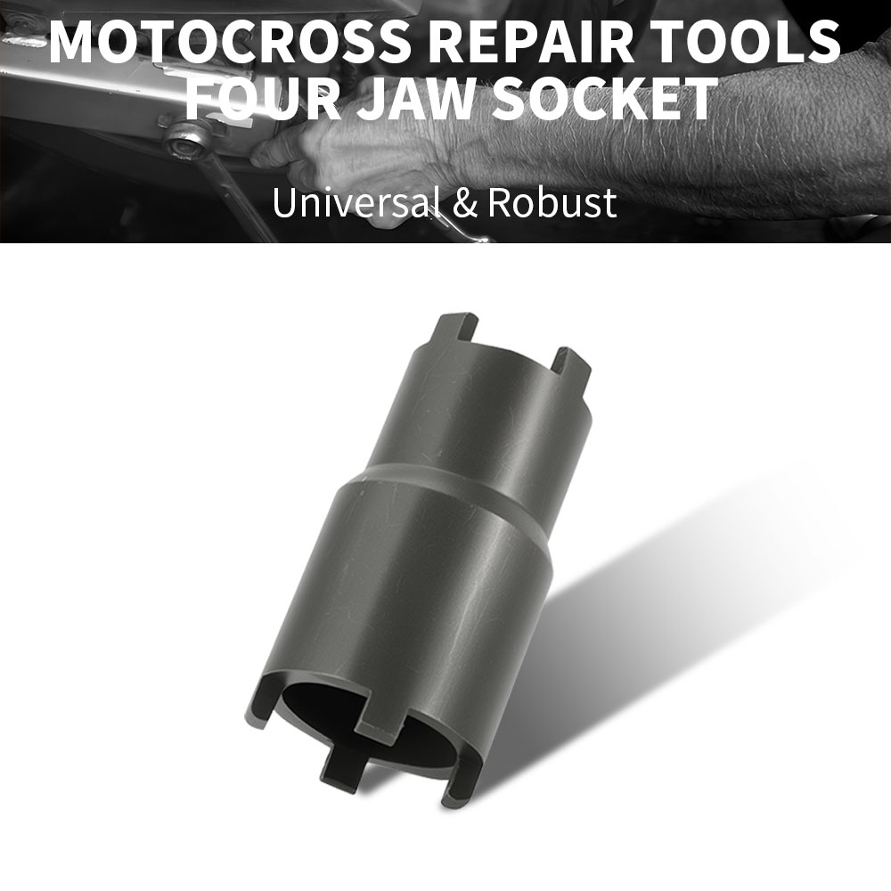 Tools For Motorcycle Workshop - Motorrad-Zubehör Reparaturwerkzeuge Doppelkopf-Kupplungsschlossmutter-Schlüssel Mutternentfernungswerkzeug für Yamaha
