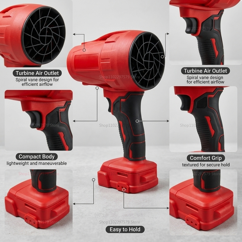18V Kabelloser Turbo-Lüfter-Ge – Workshop Use Tools Bewertung und Preis