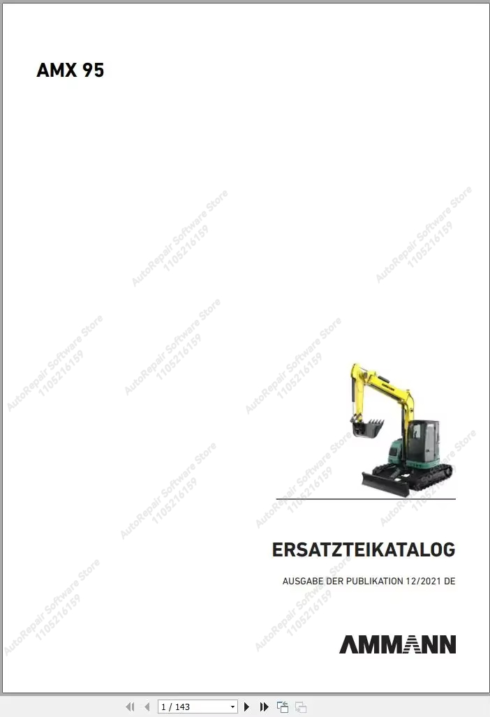 2023 Ammann Machinery 46,6 GB  – Workshop Tools Pdf Bewertung und Preis