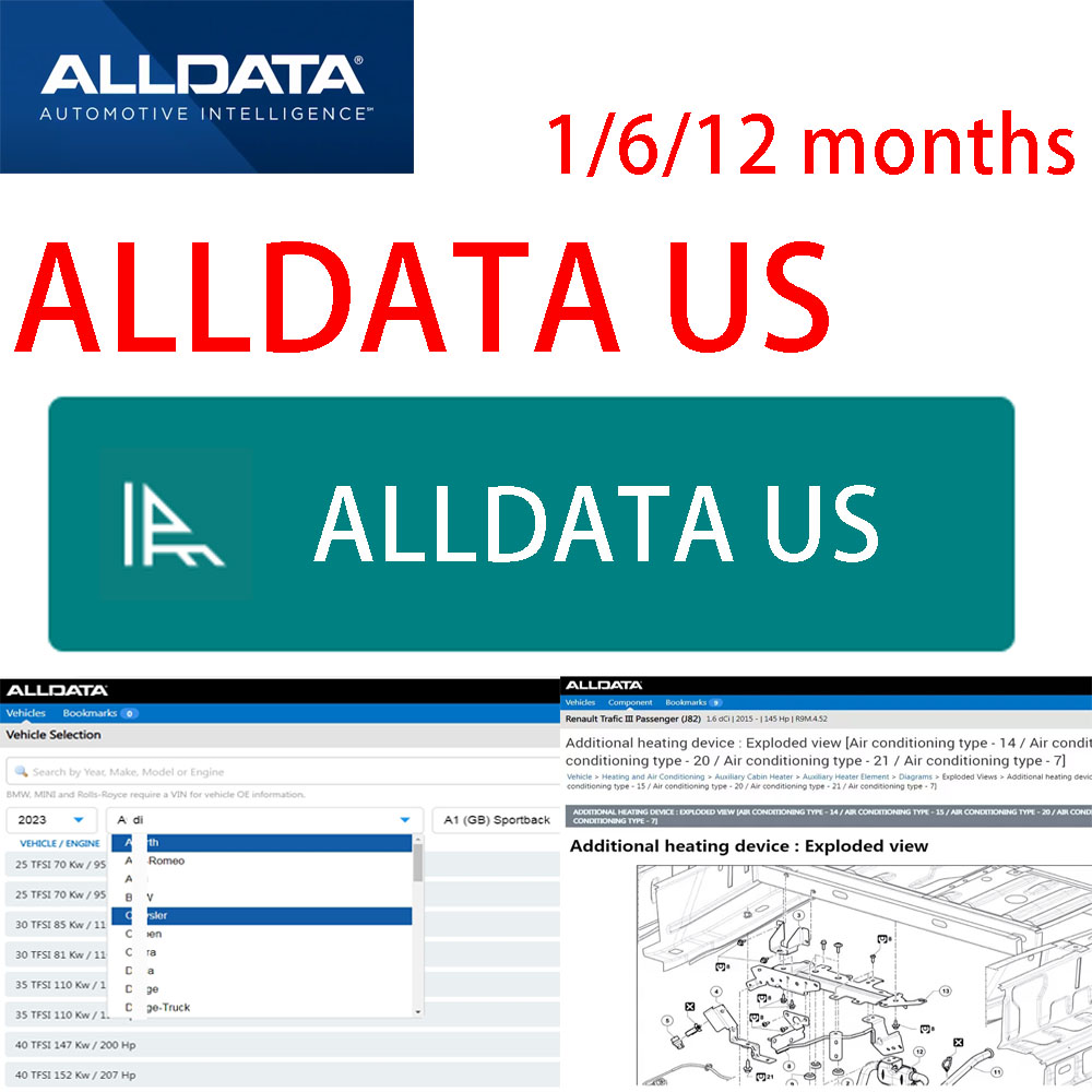 Neueste Alldata US Vollversion – Workshop Tools Online Bewertung und Preis