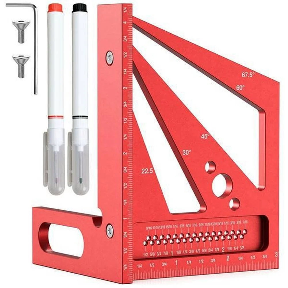 Roter 3D-Multifunktions-Winkel – Marking Tools In Workshop Bewertung und Preis